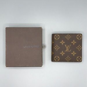 Louis Vuitton Monogram Bifold Wallet with box